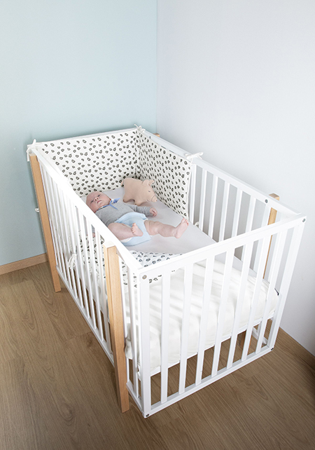 Childhome BABY BED REF 122 60X120 CM MDF WOOD WHITE