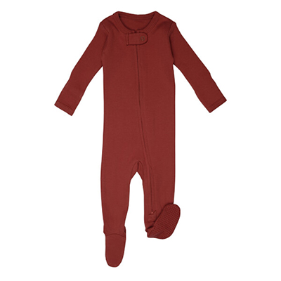 Body bebe cu fermoar, 100% bumbac organic, Spice, Nuts About U, 0-12 luni | Lovedbaby