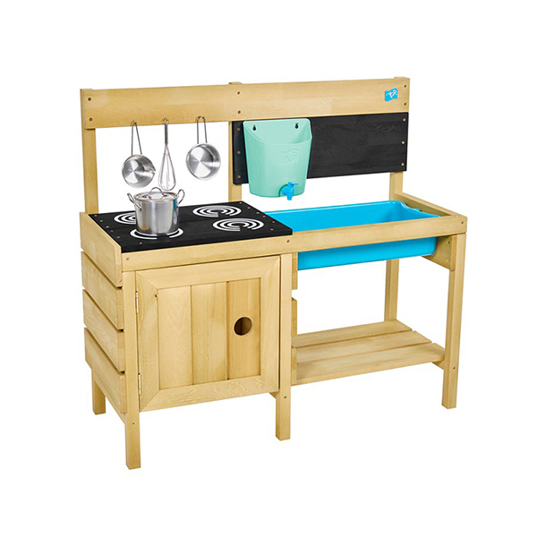 bucatarie de jucarie din lemn, de exterior, junior chef wooden mud kitchen, tp toys