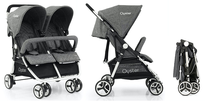 Carucior pentru gemeni Oyster Twin Mercury, marca BabyStyle