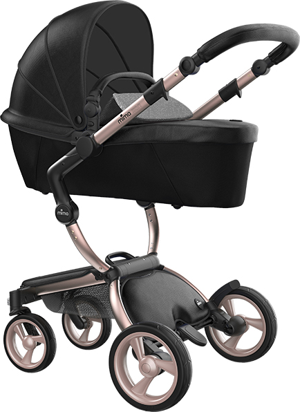 Carucior 2in1 Mima Xari Flair Black cu landou.