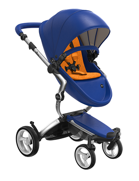 Carucior 2in1 mima Xari Royal Blue cu cadru aegintiu, varianata cu scaun sport