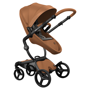 Carucior sport premium mima Xari MAX Camel cu cardu negru. Scaun sport cu fata la parinti.