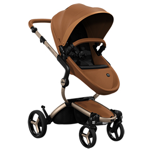 Carucior sport premium mima Xari MAX Camel cu cardu Champagne. Scaun sport cu fata la lume.