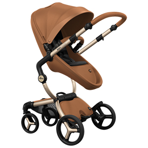 Carucior sport premium mima Xari MAX Camel cu cardu Champagne. Scaun sport cu fata la parinti.