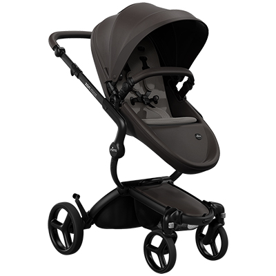 Carucior 2in1 mima Xari Max Chocolate Brown, pe cadru Black