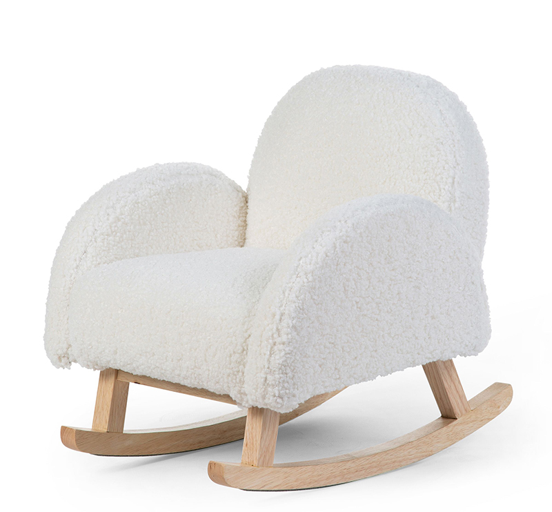 CHILDHOME KIDS ROCKING CHAIR TEDDY OFF WHITE NATURAL