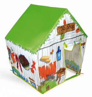 House of Toys - Forest Hut Play Tent  with market