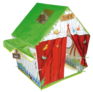 House of Toys - Forest Hut Play Tent - with theatre