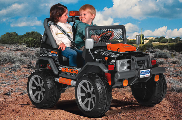 Masinuta de teren copii Gaucho Rock'in cu acumulator de 12V - Peg Perego