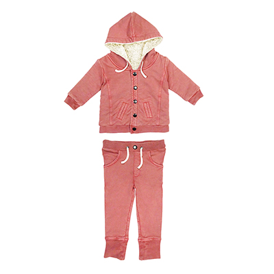 Lovedbaby Faux Denim Jacket & Jogger Set in Sienna, Good Jeans, 6-24m