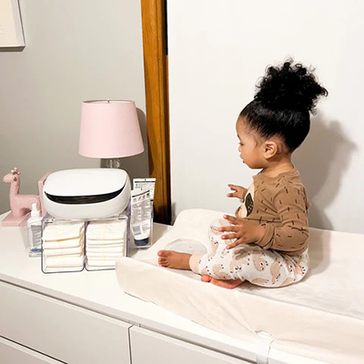 Incalzitor servetele umede Evo Baby Wipes Warmer,marca Prince Lionheart | Accesorii optionale: filtru si statie pentru scutece