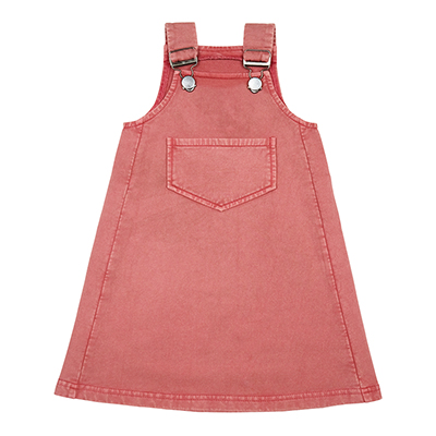 Lovedbaby Kids' Faux Denim Dress in Sienna, Good Jeans, 2-4 years