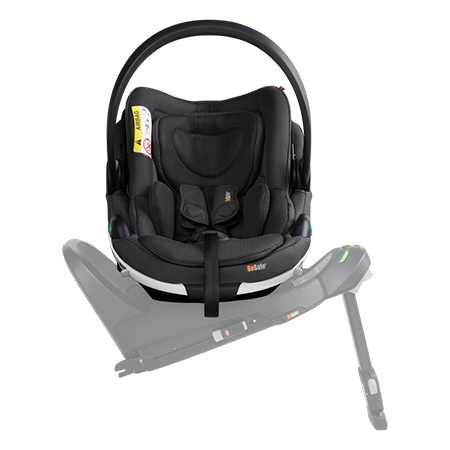 Scoica, scaun auto copii Go Beyond, marca Besafe, 0-13kg, aproximativ 0-18 luni., Anthracite Mesh. Se foloseste cu baza isofix rotativa